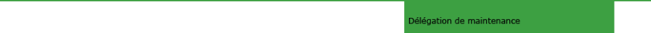 Délégation de maintenance titre